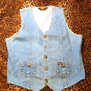 Vintage Wrangler denim vest